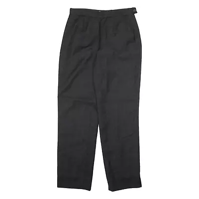 CHADWICKS Womens Trousers Grey Regular Tapered Wool W28 L29 • £13.99