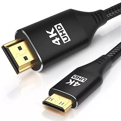 Mini Hdmi To Hdmi Cable 6Ft [Aluminum Shell Braided] High Speed 4K 60Hz Hdmi • $12.99