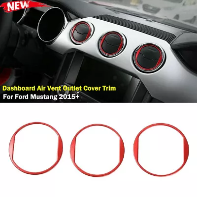 Interior Dashboard Air Conditioner Vent Outlet Cover Trim For Ford Mustang 2015+ • $19.79