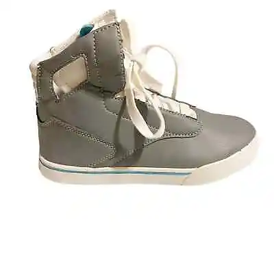 Radii High Top Gray White Blue Colorway Youth 2 • $28.99