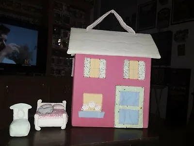 $26.99 • Buy Pottery Barn Kids Fabric Play Dollhouse Cottage House Baby Doll Furniture Set