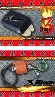 $139.95 • Buy AMR RACING High Performance CDI Box + Ignition Coil For Honda TRX 300EX S3