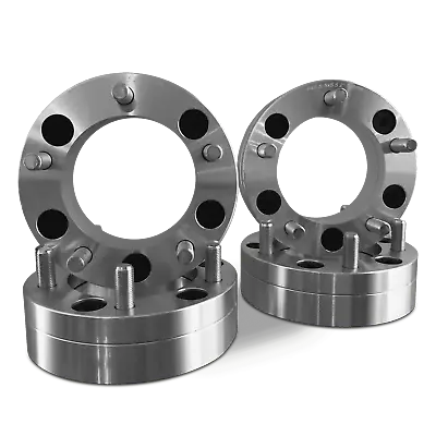 4x 6x5.5 To 5x5 Wheel Adapters 2 Inch Use 5 Lug Wheels On 6 Lug Trucks 14x1.5 • $162.40