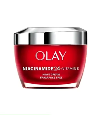 Olay Niacinamide 24  Vitamin E Anti Ageing Skin Hydrate Renew Night Cream 50ml  • £12.95