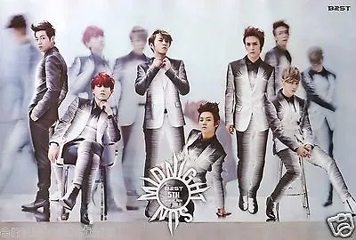 B2ST  MIDNIGHT SUN  POSTER FROM ASIA - Korean Boy Band K-Pop Music • $17.31