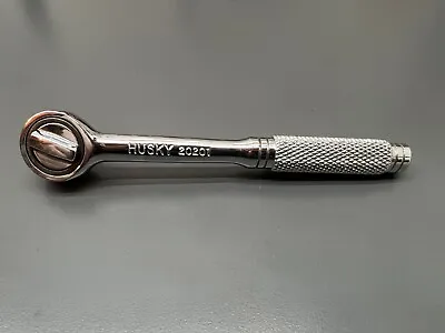 Vintage Husky No. 20201 1/4  Drive Knurled Handle Ratchet - Superb Cond - Usa! • $23