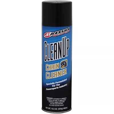 Maxima Racing Oil Clean Up Motorcycle Chain Cleaner Spray | 15.5 Oz | 75920-N • $23.99