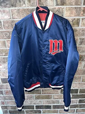 Minnesota Twins Vintage 90’s Satin Starter Jacket Mens XL Rare MLB • $99.99