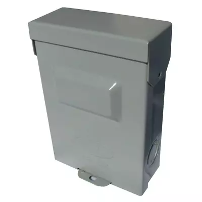 Outdoor 60 Amp Non-Fusible Metallic AC Disconnect Electrical Box Padlockable • $18.69