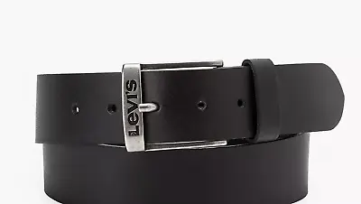 Levi's New Duncan Leather Belt - Black - 95cm - NEW • £25