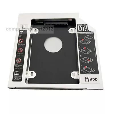 SATA 2nd Hard Drive HDD HD SSD Caddy Adapter For Lenovo IdeaPad Y560D Y570 Z565 • $8.09