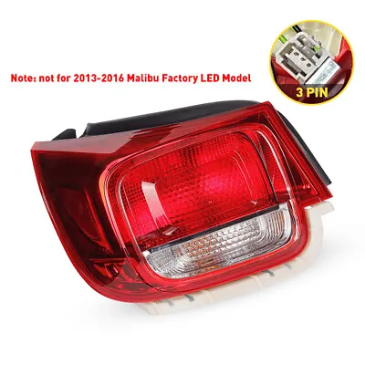 For 2013-2015 Chevy Malibu LED Tail Light Brake Lamp Outer Driver Side Left Bulb • $55.99
