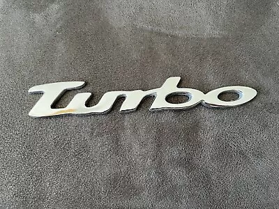 2002 - 2010 Volkswagen Beetle Turbo Silver Rear  Emblem Logo Used  - OEM • $21