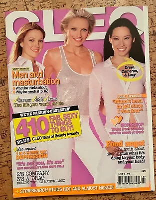 £32.60 • Buy CLEO Magazine Drew Barrymore July 2003 Cameron, Lucy RARE