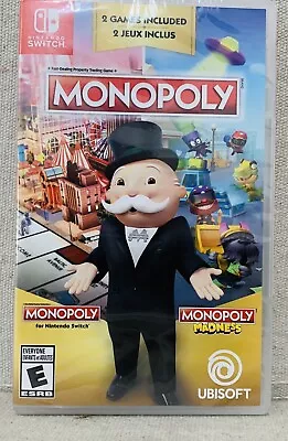 Monopoly And Monopoly Madness Nintendo Switch - Brand New! • $19.99