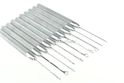 Latch Hook Crochet Hair Needle For Micro Braid Hair Dread Maintenance 10 Pieces • $24.88