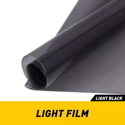 72  Gloss Black Light Smoke Headlight Taillight Fog Light Tint Film Vinyl US • $9.19