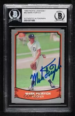 1988 Pacific Baseball Legends Mark Fidrych #62 BAS BGS Authentic Auto • $78.41