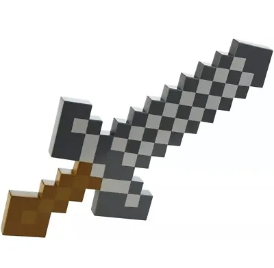 Minecraft Iron Sword Mojang Costume Prop Mattel Realm Steve Game Toy NEW • $28.90