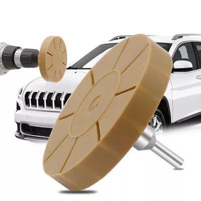 1Pc 3.5'' Rubber Eraser Wheel For Car Adhesive Pinstripe Sticker Glue Removal • $16.91