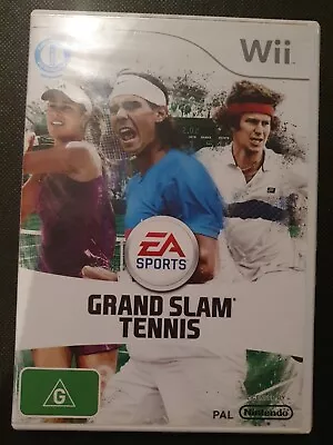 EA Sports Grand Slam Tennis Complete W/ Manual (Nintendo Wii 2009 Pal) • $9.95