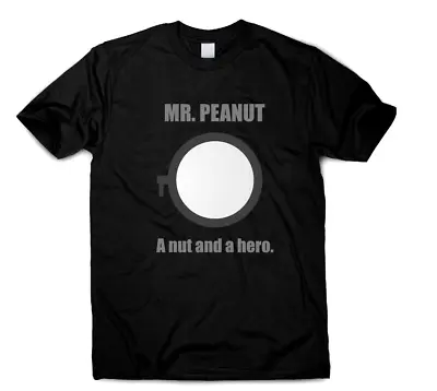 Mr Peanut T-Shirt Vintage Women & Men Casual Gym Work Graphic Tee Birthday Gift • $14.99