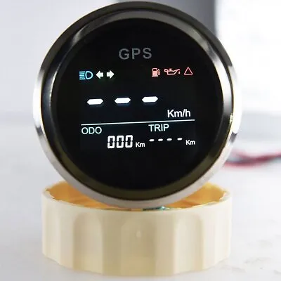 £43.99 • Buy 52mm Digital LCD GPS Speedometer Odometer 0-999 MPH Speed Gauge Car Motorcycle