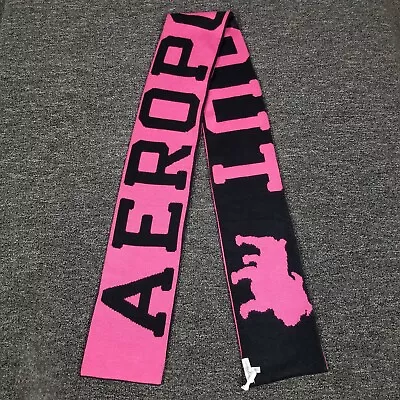 Aeropostale Scarf Womens One Size Pink Winter Chill Out Spellout 70  Length • $6.99