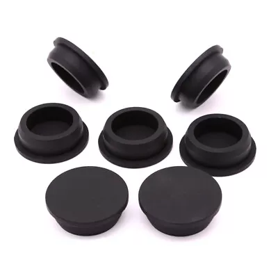 Blak Silicone Rubber Stopper Plug Blanking End Cap Tube Pipe Insert Bung 9-140mm • $1.83