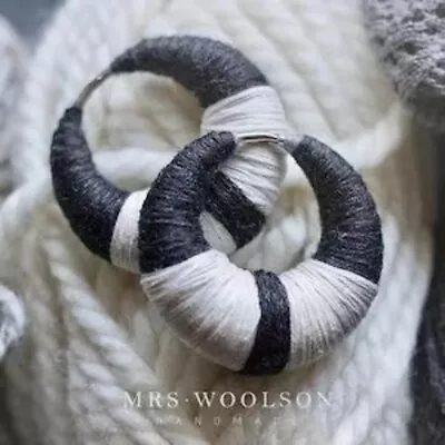 Wool/Linen Ear Weights For Tunnels/Gauges Handmade In Wroclaw Poland • $59