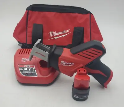 Milwaukee 2420-20 M12 HACKZALL™ Reciprocating Saw + 2.5AH Battery Charger & Bag • $89.99