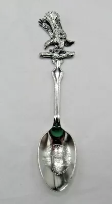 Collector's Souvenir Spoon Wyoming American Bald Eagle Engraved Stainless  • $9.99