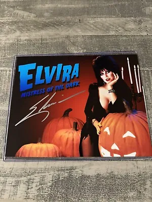 Elvira Mistress Of The Dark Vampress 8x10 Hand Autographed Photo Dual COAs • $99.99