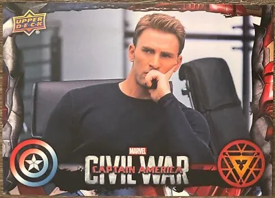 Upper Deck Captain America: Civil War Trading Card - #20 Captain America • £0.99
