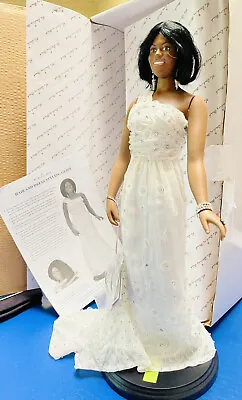 The Danbury Mint “The Michelle Obama Inaugural Ball” Porcelain Doll In Box • $88.07