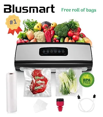 $59.99 • Buy BLUSMART  Food Sealer, Vacuum Sealer With Free Bag⭐️⭐️⭐️⭐️⭐️