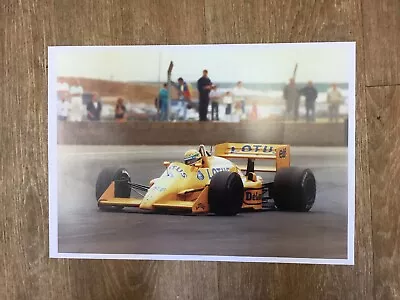 Photo Print Of Ayrton Senna In Lotus 1987 • £5