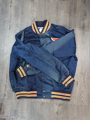  Starter Detroit Tigers Satin Bomber Jacket 80’s MLB Kids XL • $40