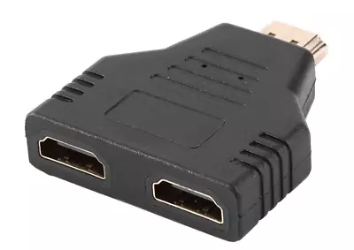 1080P Switch Out Splitter 1 In 2 Out HDMI-compatible Splitter Adapter Cable Port • £2.49