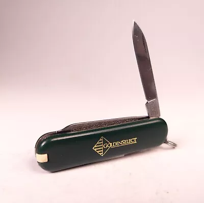 GOLDEN SELECT Logo Victorinox Swiss Army Classic SD Pocket Knife Green 58mm • $6.49