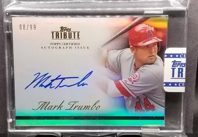 Mark Trumbo - Topps Tribute Inkable Accolades Auto#IA-MT1 Uncirculated 08/99 • $10