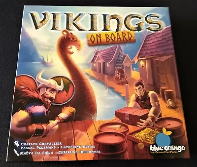 Vikings On Board  - Board Game - Worker Placement Game - Very Good Condition • $17.99