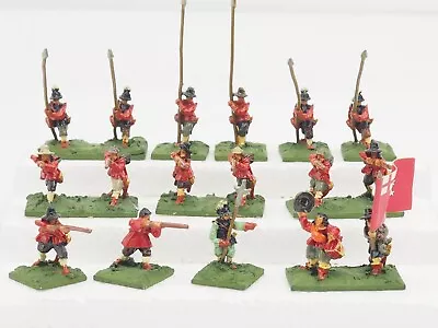 15mm English Civil War Infantry X 17. Painted. Blue 373 • £21