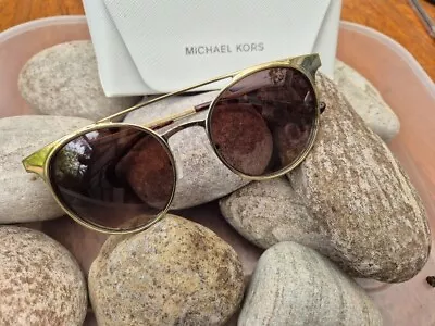 Michael Kors Brown Ladies Sunglasses With Gold Frame • £25.50