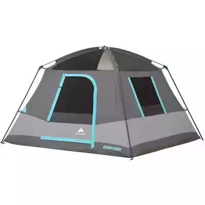 6 Person Cabin Tent Portable Outdoor Camping Shelter Rainfly Family Camp Net • $151.65