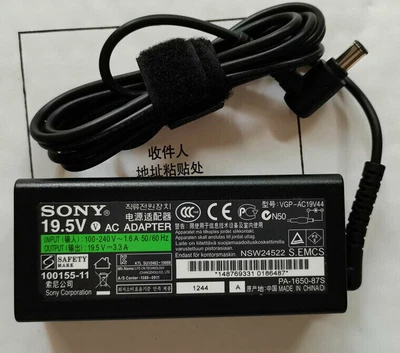 $23.59 • Buy NEW Original VGP-AC19V44 For Sony VAIO Tap 20 Svj202b15l VGP-AC19V64 19.5V 3.3A