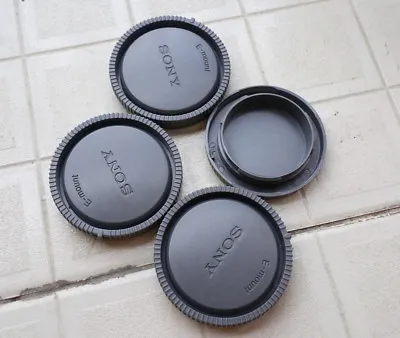 3 Rear Lens Caps+ 1x Front Body Cap Protector Cover For Sony NEX E-mount Camera • $9.78