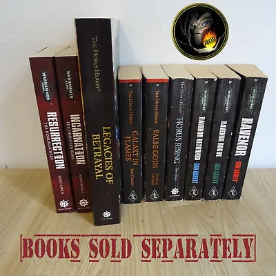 HORUS HERESY & 40k Paperback Books MULTILIST - Warhammer Novels Sold Separately • £30