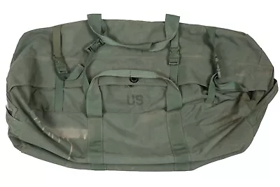 Improved Military Sea Bag US Army Duffle Sack Deployment Pack Green Side Zipper • $27.95