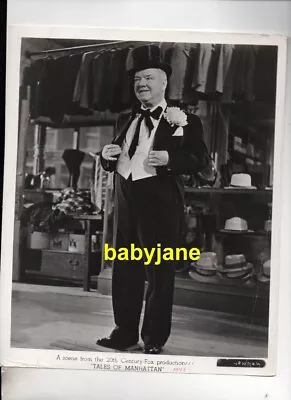 W.c. Fields Original 8x10 Photo Tries On Tuxedo 1942 Tales Of Manhattan • $24.99